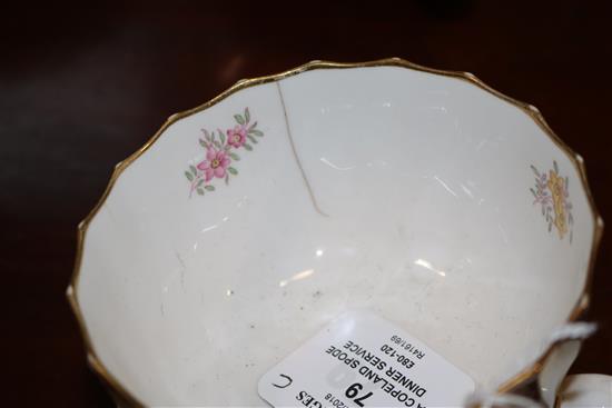 A Copeland Spode 84-piece breakfast service